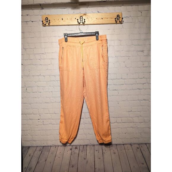 Athleta jogger style Capri linen pants 16 * - Picture 1 of 2